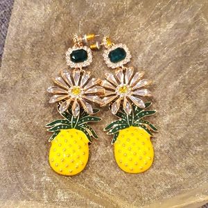 Pineapple earrings